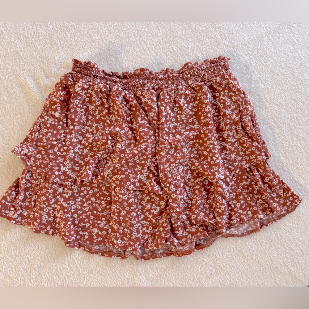 floral skirt
